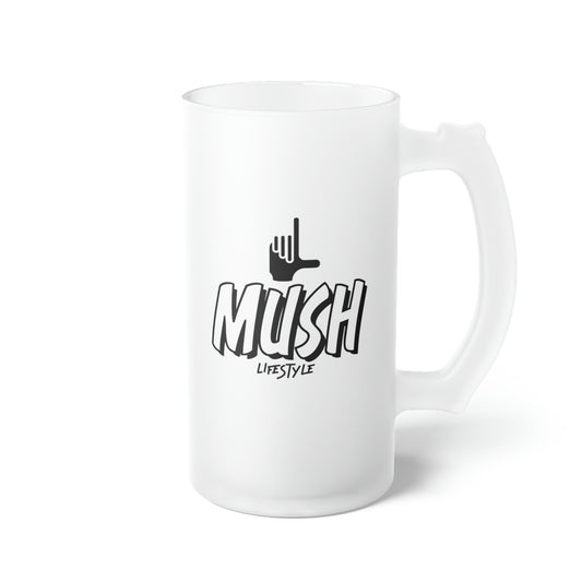 MUSH Frosted Glass Beer Mug